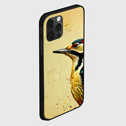 Чехол для iPhone 12 Pro Большой дятел, цвет: 3D-черный — фото 2