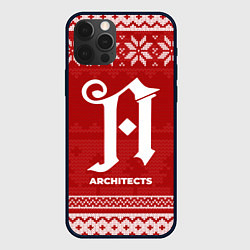 Чехол для iPhone 12 Pro Новогодний Architects, цвет: 3D-черный