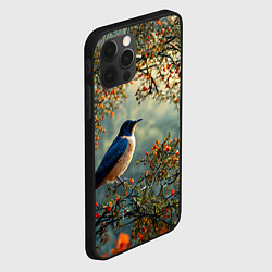 Чехол для iPhone 12 Pro Ласточка пейзаж, цвет: 3D-черный — фото 2