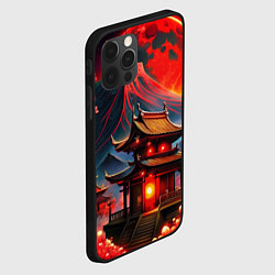 Чехол для iPhone 12 Pro Japan red nature, цвет: 3D-черный — фото 2