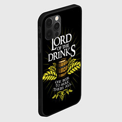 Чехол для iPhone 12 Pro Lord of the drinks, цвет: 3D-черный — фото 2