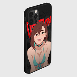 Чехол для iPhone 12 Pro Momo boobs, цвет: 3D-черный — фото 2