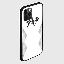 Чехол для iPhone 12 Pro Akira white poly, цвет: 3D-черный — фото 2