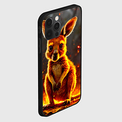 Чехол для iPhone 12 Pro Кенгуру в огне, цвет: 3D-черный — фото 2