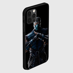 Чехол для iPhone 12 Pro Mortal kombat - Sub Zero, цвет: 3D-черный — фото 2