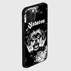 Чехол для iPhone 12 Pro Sabaton рок пес, цвет: 3D-черный — фото 2