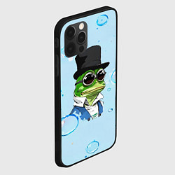 Чехол для iPhone 12 Pro Pepe в шляпе, цвет: 3D-черный — фото 2