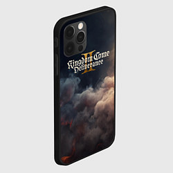 Чехол для iPhone 12 Pro Kingdom Come Deliverance 2 лого, цвет: 3D-черный — фото 2