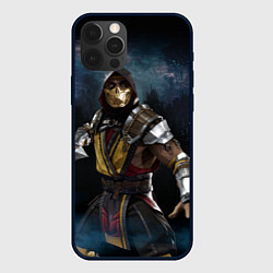 Чехол для iPhone 12 Pro Mortal Kombat - Скорпион, цвет: 3D-черный