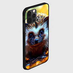 Чехол для iPhone 12 Pro Ёжик в искрах, цвет: 3D-черный — фото 2