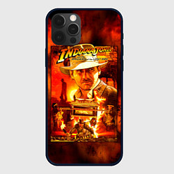 Чехол для iPhone 12 Pro Indiana Jones and the raiders of the lost ark, цвет: 3D-черный