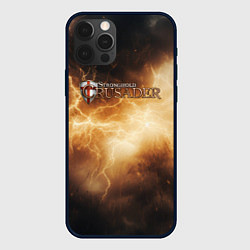 Чехол для iPhone 12 Pro Stronghold сrusader лого и гром, цвет: 3D-черный