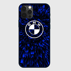 Чехол для iPhone 12 Pro BMW blue energy, цвет: 3D-черный