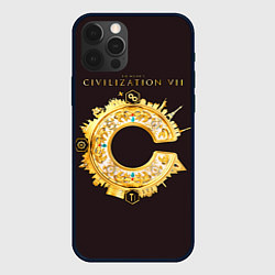 Чехол для iPhone 12 Pro Civilization VII, цвет: 3D-черный