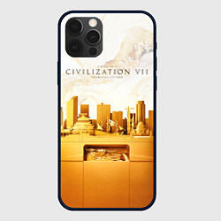Чехол для iPhone 12 Pro Civilization VII, цвет: 3D-черный