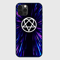 Чехол для iPhone 12 Pro HIM neon energy, цвет: 3D-черный