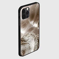 Чехол для iPhone 12 Pro Песок и вода, цвет: 3D-черный — фото 2