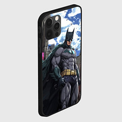 Чехол для iPhone 12 Pro Страж города Бэтмен, цвет: 3D-черный — фото 2