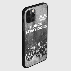 Чехол для iPhone 12 Pro Bungo Stray Dogs - grey gradient посередине, цвет: 3D-черный — фото 2