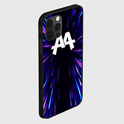 Чехол для iPhone 12 Pro Asking Alexandria neon energy, цвет: 3D-черный — фото 2