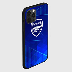 Чехол для iPhone 12 Pro Arsenal blue poly, цвет: 3D-черный — фото 2