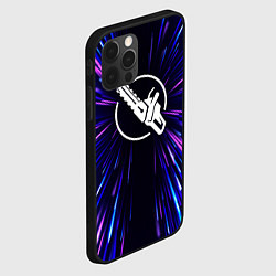 Чехол для iPhone 12 Pro Chainsaw Man neon energy, цвет: 3D-черный — фото 2