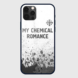 Чехол для iPhone 12 Pro My Chemical Romance - white gradient посередине, цвет: 3D-черный