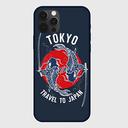 Чехол для iPhone 12 Pro Токио путешествие в Японию, цвет: 3D-черный