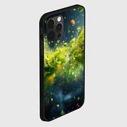 Чехол для iPhone 12 Pro Зеленая слизь в движении, цвет: 3D-черный — фото 2