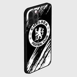 Чехол для iPhone 12 Pro Chelsea краски текстура, цвет: 3D-черный — фото 2