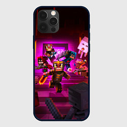 Чехол для iPhone 12 Pro Майнкрафт в подземелье, цвет: 3D-черный