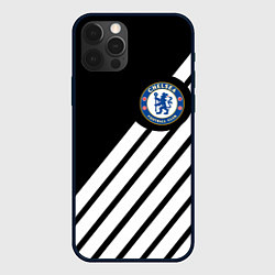 Чехол для iPhone 12 Pro Chelsea geometry sport, цвет: 3D-черный