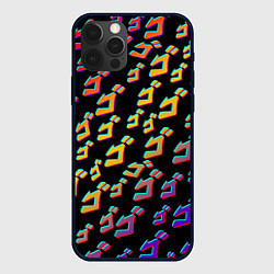 Чехол для iPhone 12 Pro JoJo bizarre adventure - glitch, цвет: 3D-черный