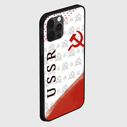 Чехол для iPhone 12 Pro СССР, цвет: 3D-черный — фото 2