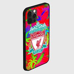 Чехол для iPhone 12 Pro Liverpool тропический неон, цвет: 3D-черный — фото 2