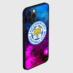 Чехол для iPhone 12 Pro Лестер сити космос, цвет: 3D-черный — фото 2