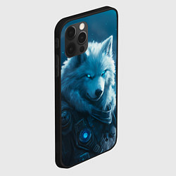 Чехол для iPhone 12 Pro Воин волк зимой, цвет: 3D-черный — фото 2