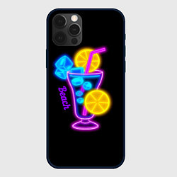 Чехол для iPhone 12 Pro Night beach, цвет: 3D-черный