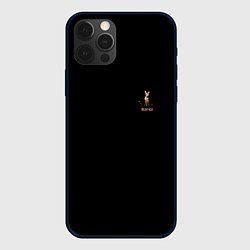 Чехол для iPhone 12 Pro Bambi, цвет: 3D-черный