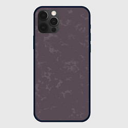 Чехол для iPhone 12 Pro Коричневый с текстурой, цвет: 3D-черный