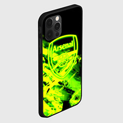 Чехол для iPhone 12 Pro Арсенал кислотные краски, цвет: 3D-черный — фото 2