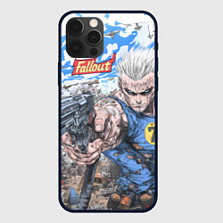 Чехол для iPhone 12 Pro Fallout комиксный стиль, цвет: 3D-черный