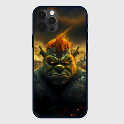 Чехол для iPhone 12 Pro Шрек после взрыва, цвет: 3D-черный