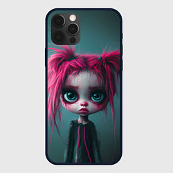 Чехол для iPhone 12 Pro Девочка эмо, цвет: 3D-черный