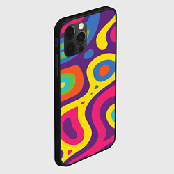 Чехол для iPhone 12 Pro Abstract tac, цвет: 3D-черный — фото 2