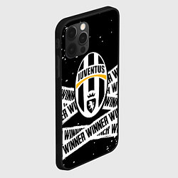Чехол для iPhone 12 Pro Juventus подедитель краски, цвет: 3D-черный — фото 2