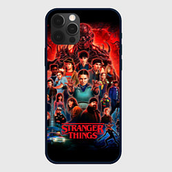 Чехол для iPhone 12 Pro Все герои Загадочные события финал, цвет: 3D-черный