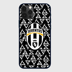 Чехол для iPhone 12 Pro Juventus pattern Witcher, цвет: 3D-черный