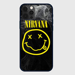 Чехол для iPhone 12 Pro Nirvana Smoke, цвет: 3D-черный