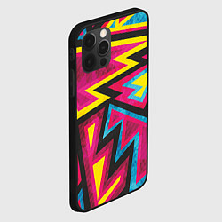 Чехол для iPhone 12 Pro Геометрия, цвет: 3D-черный — фото 2